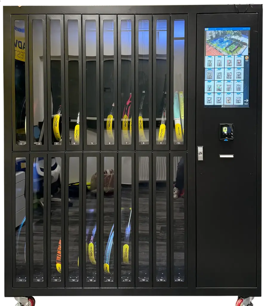 RentalBOX20 - Padelschläger Verleihautomat